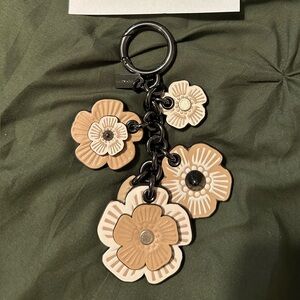 Coach Tearose Cluster Bag Charm